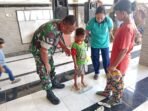 Pendampingan Kesehatan Balita oleh Babinsa di Banjar Peninjoan Pendampingan Kesehatan Balita oleh Babinsa di Banjar Peninjoan