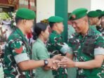 Kenaikan Pangkat Prajurit TNI di Kodim 1626/Bangli Diresmikan Secara Resmi