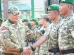 Menteri Pertahanan Evaluasi Kesiapan Prajurit di Yonif TP 881 Nunukan