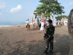 Kolaborasi TNI dan Masyarakat Jamin Keamanan Upacara Melasti di Klungkung
