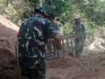 Inisiatif Babinsa Memperkuat Infrastruktur dengan Pemasangan Fondasi Jembatan Umapadi Inisiatif Babinsa Memperkuat Infrastruktur dengan Pemasangan Fondasi Jembatan Umapadi