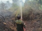 Upaya Gabungan Melawan Kebakaran Hutan di Kapuas Barat oleh TNI dan Polri