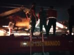 Kolaborasi TNI dan Pemadam Kebakaran Senyapkan Api di Manado dalam Situasi Darurat